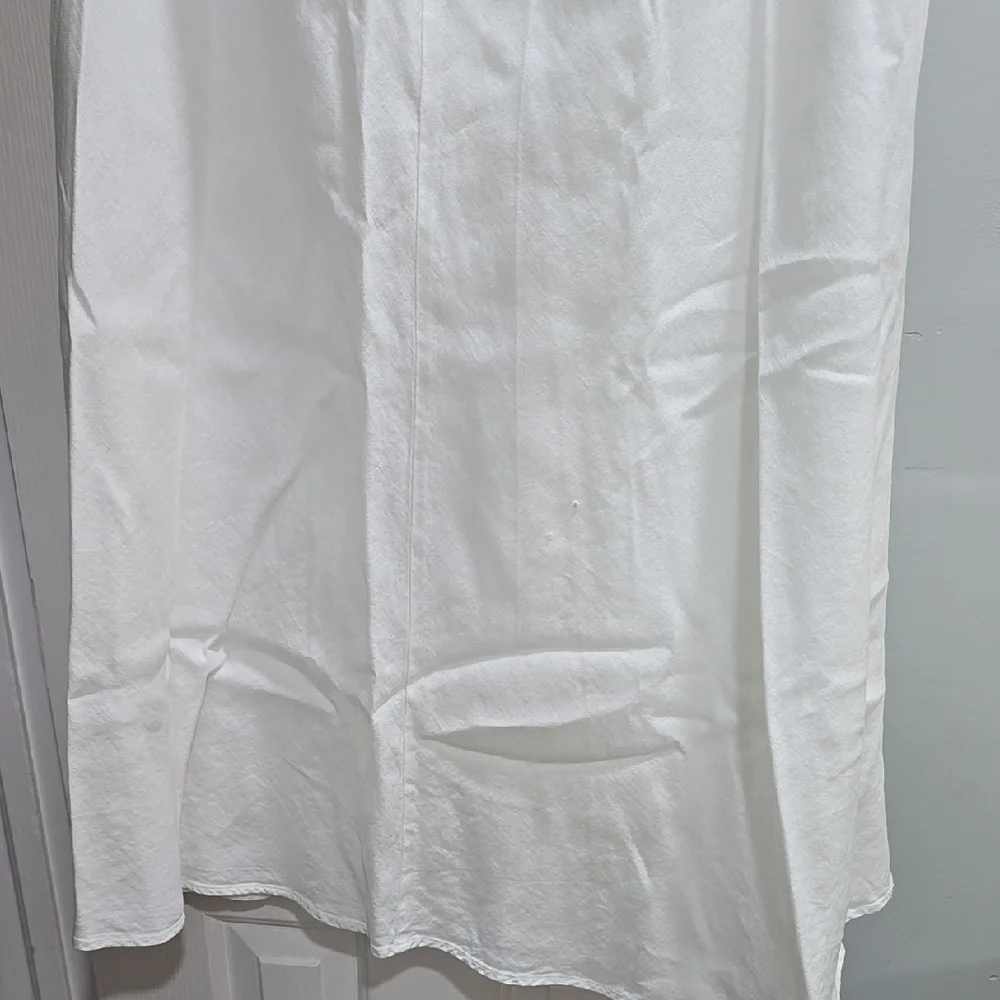 Eileen Fisher White Linen Skirt Size 2X - Picture 5 of 14